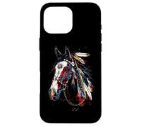 Horse Adorned Traditional Native American Case for iPhone 16 Pro Max