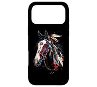 Horse Adorned Traditional Native American Case for iPhone 17 Pro Max