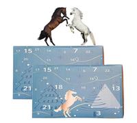 Horse Advent Calendar 2025, Packed with 24 Different Surprises, Such As Accessories, Care and Lifestyle Products, for Horse-Loving Riders of All Ages (2pcs)