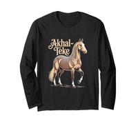 Horse Akhal-Teke Majestic Design Long Sleeve T-Shirt