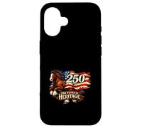 Horse American Flag 250 Heritage Equine Patriot History Vin Case for iPhone 16