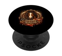Horse American Flag Heritage Heartland Country Western PopSockets Adhesive PopGrip