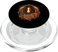 Horse American Flag Heritage Heartland Country Western PopSockets PopGrip for MagSafe