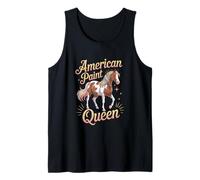 Horse American Paint American Paint Queen Design Tank Top