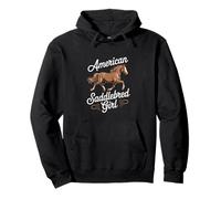 Horse American Saddlebred Girl Pullover Hoodie