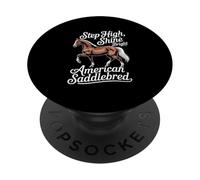 Horse American Saddlebred Step High, Shine Bright PopSockets Adhesive PopGrip
