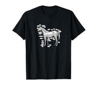 Horse Anatomy Diagram Equestrian Riding Education Graphic T-Shirt