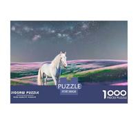 Horse And Flower Sea Jigsaw Puzzles for Adults Interesting Puzzle Game 1000 Piece Brain Challenge for Adults Gifts 38x26cm/1000pcs