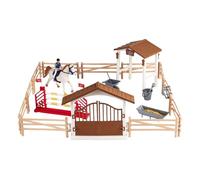 Horse and Horseman Playset Pretend Play Toy for 3 4 5 6 7 Year Old Baby Kids Men Horseman