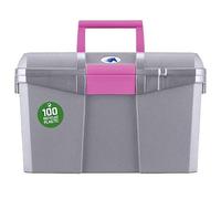 Horse and Pony Panaro Grooming Box (Opal Grey)