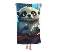 Horse Beach Towel, 3D Sloth Beach Towel, Beach Towel, Wild Animals, Bath Towel, Large, Quick-Drying, Soft, Lightweight, Beach Towel for Men and Women, Bath Towels (5.90 x 180 cm)