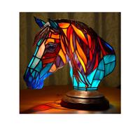 (Horse) Bebetter Metal Flat Tabletop Decoration Home Animals Table Series Lamp Supplies