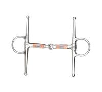 Horse Bit, Full Cheek Snaffle Bit, Training Bit, Copper Rollers for Training Equipment, Sports