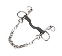 Horse Bit, Stainless Steel Rustproof Horse Mouth Bit Snaffle Bits For Horses Horse Chew Snaffle Bits Gag Bit Bit Guards For Horses For Horse Accessories (135MM)