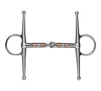 Horse bit with satin stainless steel rollers Feeling