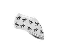 Horse Black pattern Golf Iron Head Covers with Thick Protective Design Easy On Off Scratch Resistant Fit All Brands Irons