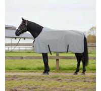 Horse Blanket 155cm Light Grey Polyester Winter Outdoor Breathable Durable Cozy
