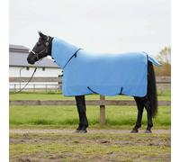 Horse Blanket Aqua 145cm Polyester Winter Outdoor Detachable Breathable Velvety