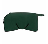 Horse Blanket Dark Green 115 cm Polyester Waterproof and Breathable for Stable Pasture and Outdoor Use with Adjustable Strap Windproof and Tearproof for Winter and Transition