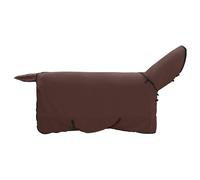 Horse Blanket Full Dark Brown 125 cm Polyester Breathable Waterproof Windproof with Adjustable Strap for Stable Willow Outdoor Winter Paddock Protection Warm and Tear Resistant