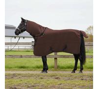 Horse Blanket Full Dark Brown 155 cm Polyester Breathable Detachable Winter Cozy