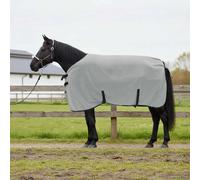 Horse Blanket Full Light Grey & Pink 115 cm Polyester Outdoor Winter Breathable