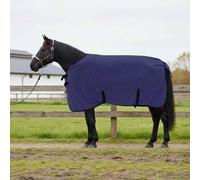 Horse Blanket Navy Blue 85cm Polyester Breathable Lightweight Outdoor Detachable
