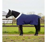 Horse Blanket Navy Blue Polar Fleece 75 cm Windproof Warm Willow Outdoor Stable Transition Protection with Adjustable Buckles and Removable Cover for Foal Pony Warmblood Thoroughbred