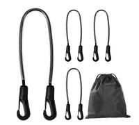 Horse Blanket Straps, Adjustable Elastic Tail Strap, 21.26 Inch Stable Blanket Holder, Double Ended Clips Fixing Belt, Secure Animal Sheet Fastener for Outdoor, Home, Stable, Zoo