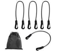 Horse Blanket Straps - Pack of 4 54 cm Elastic Safety Clasps, Easy to Clean, Durable Comfort for Various Blankets, Additional Security - PP PVC Cover, Stretchy 70 cm 0.8 cm