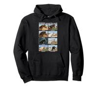Horse Breeds of the World Identification Chart Educational Pullover Hoodie