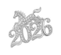 Horse Brooch Year of the Horse Chic Rhinestone Decorations