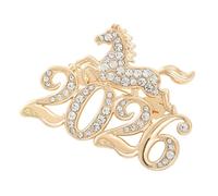 Horse Brooch Year of the Horse Stylish Rhinestone Decorations