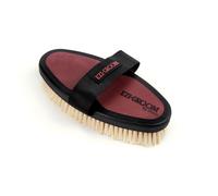 EZI-GROOM Grip Body Brush with Goat Hair Burgundy - Large