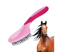 Horse Brushes for Care | Management and Tail Brush with Ergonomic Handle | Professional Ponytail Comb, Pet Massage Tool, Non Slip Horse Hair Care