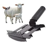 Horse Brushes For Grooming - 20x14cm Livestock Grooming Comb, Equine Detangling Brush With Double-Sided Iron Teeth | Horse Comb For Pet Cattle Goat Sheep Stable Farm Outdoor