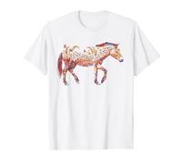 Horse butterfly Botanical Flower Plant blossom T-Shirt