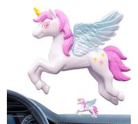 Horse Cake Topper Figurine-Cartoon Birthday Cake Decorations, Caricature Cartoon Wedding Cake with Horned Horses Ornaments with al