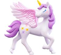 Horse Cake Topper Figurine-Cartoon Birthday Cake Decorations, Caricature Cartoon Wedding Cake with Horned Horses Ornaments with al