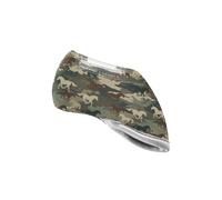 Horse Camouflage Green pattern Golf Iron Head Covers with Scratch Resistant Easy On Off Thick Protective Design Fit All Brands Irons