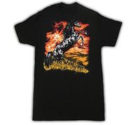 Horse Charlie Day Black Adult T-shirt Tee (Adult Large)