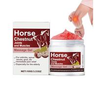 Horse Chestnut Joints and Muscles Massage Gel - 100g Fast Acting Cream | Soothing Recovery Balm for Knee Neck Back Shoulder Hand and Muscle Pain Relaxation
