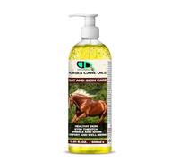 Horse Coat & Skin Care Oil | Deep Conditioning & Shine Enhancer, Stop the Itch & Comfort And Well-Being, Detection of Skin Issues & Healthy Skin (500ml Pump)