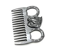Horse Comb - Aluminum Alloy Mane Pulling Comb | 3.9x2.64 inches Mane Tail Pulling Comb | Pet Horse Hair Comb | Wear-Resistant Horse Comb Metal Horse Brushes Multifunctional Mane Comb