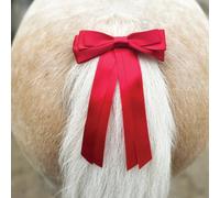 Horse Competition Warning Tail Ribbon - Red