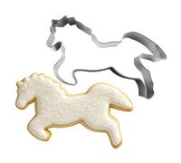Horse Cookie Mold Small,Stainless Steel Baking Accessories,Dough Press Mold | For Bakers Parents Beginners Christmas Birthday Holiday Party Thematic Event Class Project
