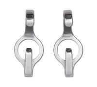 Waldhausen Circle Curb Chain Hooks, One Pair