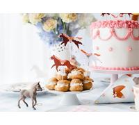 Horse Cupcake Toppers, 13 cm Height, 6 Pieces, Mixed Designs