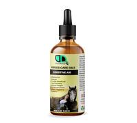 Horse Digestive Aid Care Oil | Effective Gut Balancer & Maintain Weight, Reduced Risk of Ulcers, Recovery From Illness Digestive Problems, Support during Diet (50ml Glass Dropper)