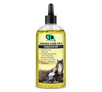Horse Digestive Aid Care Oil | Effective Gut Balancer & Maintain Weight, Reduced Risk of Ulcers, Recovery From Illness Digestive Problems, Support during Diet (100ml Clear Dropper)